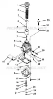 CARBURETOR (RMK) XLT RMK 0970956 (4937693769D003)