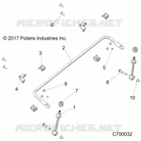 SUSPENSION, FRONT STABILIZER BAR- R21RRED4JA (C700032)
