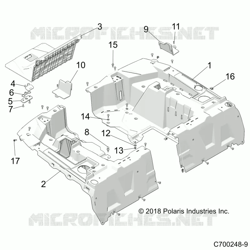 REAR BODYWORK RACK