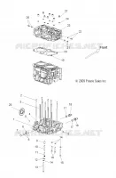 CYLINDER AND CRANKCASE