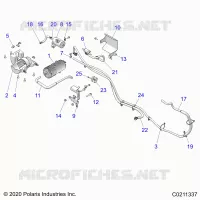 FUEL SYSTEM, FUEL TANK EVAP ASM.