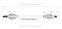 DRIVE TRAIN, FRONT HALF SHAFT