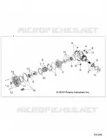 DRIVE TRAIN, FRONT GEARCASE INTERNALS