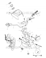 HANDLEBAR   HEADLIGHT POD