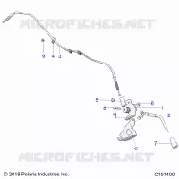 PARKING BRAKE BRAKE HANDLE