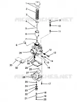 CARBURETOR LITE GT 0963133 AND EUROPEAN LITE GT E963133 (4933083308C006)
