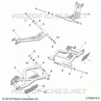 REAR SUSPENSION CONTROL ARMS