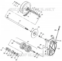 DRIVE TRAIN 440 XCR 0971660 (4937893789B007)