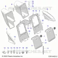 REAR BODYWORK STORAGE COMPARTMENTS