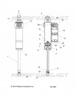 SUSPENSION, REAR SHOCK TRACK