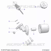 OIL FILTER AND DIPSTICK