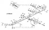RAIL MOUNTING (SUSPENSION) 500 RMK 0982964 AND EUROPEAN 500 RMK E982964 (4942634263B012)