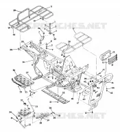 FRAME ASSEMBLY W/ RACKS 350 4X4 / W928139 (4922832283003A)