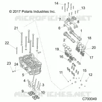 CYLINDER HEAD AND VALVES