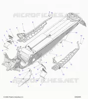 CHASSIS, CLUTCH GUARD, FOOTRESTS, AND RUNNINGBOARDS