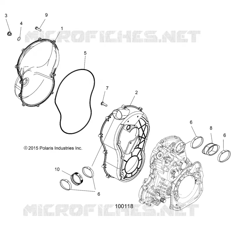 BODY, CLUTCH COVER AND BOOTS