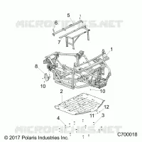 CHASSIS, MAIN FRAME AND SKID PLATES