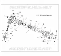 DRIVE TRAIN, FRONT GEARCASE