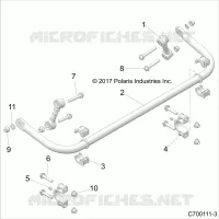 SUSPENSION, REAR STABILIZER BAR