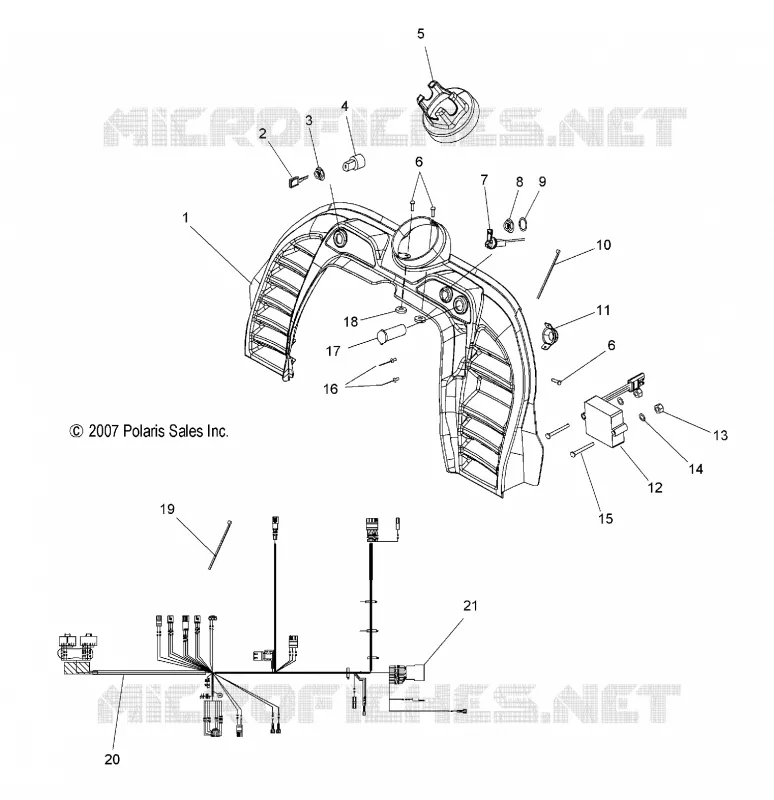 CENTER CONSOLE ELECTRICAL COMPONENTS