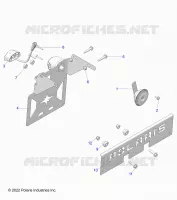 ELECTRICAL, HORN, AND LICENSE PLATE LIGHT