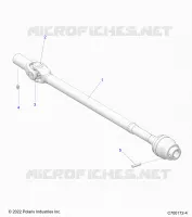 DRIVE TRAIN, FRONT PROP SHAFT