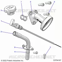 ENGINE, OIL DIPSTICK