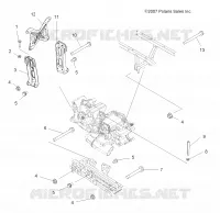 DRIVE TRAIN, MAIN GEARCASE MOUNTING