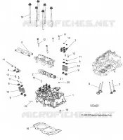 ENGINE, CYLINDER HEAD, CAM AND VALVES