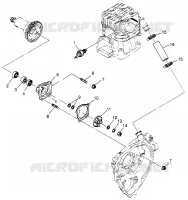WATER PUMP (SPORT) SPORT 400L W97BA38C (4940124012D012)