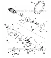 STARTING MOTOR XLT TOURING 0952857 AND  EUROPEAN XLT TOURING E952857 (4929172917D002)