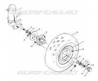 FRONT WHEEL ASSEMBLY 2X4 300 W947530 (4926742674B002)