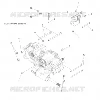 DRIVE TRAIN, MAIN GEARCASE MOUNTING