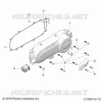 DRIVE TRAIN, CLUTCH COVER AND DUCTING