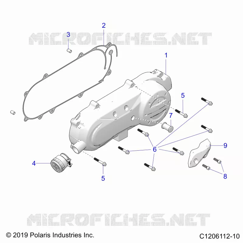 DRIVE TRAIN, CLUTCH COVER AND DUCTING