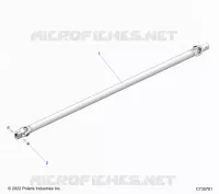 DRIVE TRAIN, FRONT PROP SHAFT