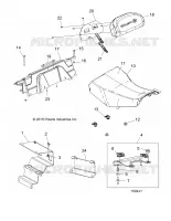 SEAT AND BACKREST
