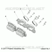 ENGINE, REED VALVE AND THROTTLE BODY ADAPTOR