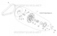 DRIVE TRAIN, SECONDARY CLUTCH