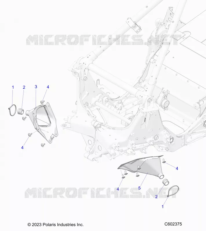 CHASSIS, TIE ROD BOOT ASM.