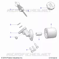 OIL FILTER AND DIPSTICK