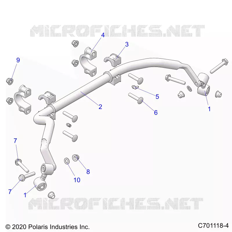 SUSPENSION, REAR STABILIZER BAR