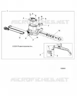 FRONT BRAKE BRAKE LEVER AND MASTER CYLINDER