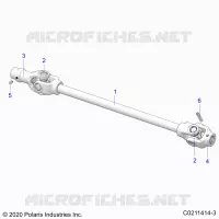 DRIVE TRAIN, FRONT PROP SHAFT