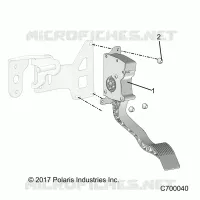ENGINE, THROTTLE PEDAL