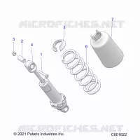 SUSPENSION, FRONT SHOCK TRACK
