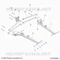 REAR SUSPENSION CONTROL ARMS
