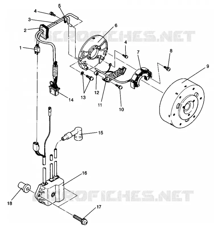MAGNETO 500 EFI SKS 0962574, 500 EFI RMK 0962974, AND EUROPEAN 500 EFI SKS (4931983198D001)