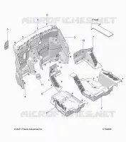 FLOOR PANELS, FRONT
