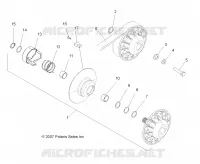 DRIVE TRAIN, SECONDARY CLUTCH